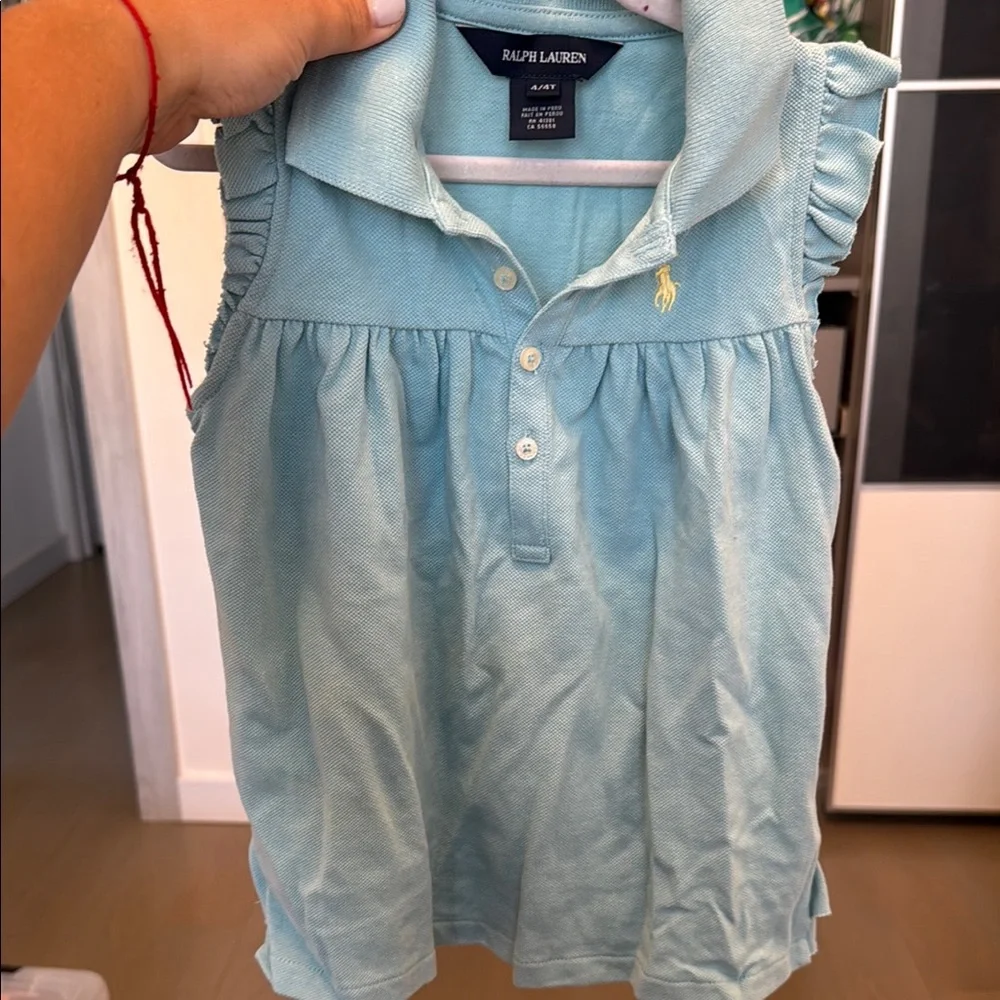 Ralph Lauren Kids Light Blue Polo Shirt